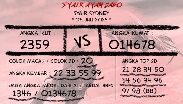  - Syair Sydney