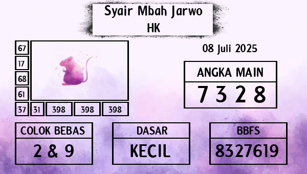 Syair Mbah Jarwo - HK