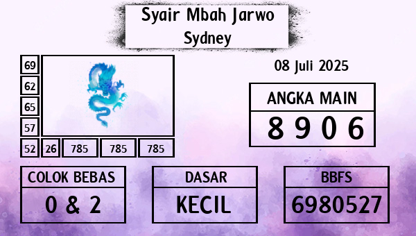 Syair Mbah Jarwo - Sydney